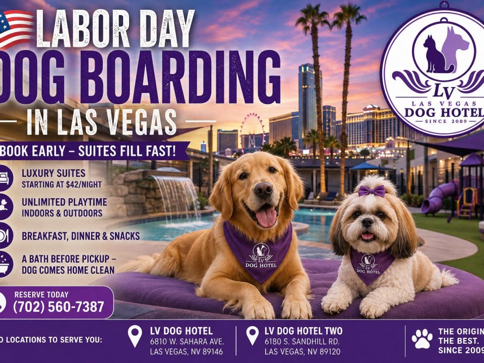 Labor Day Dog Boarding in Las Vegas